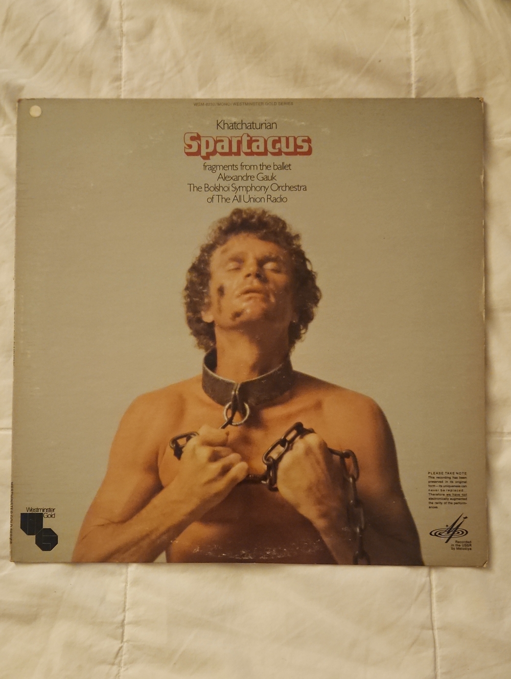 Spartacus Bolshoi Symphony SUPER RARE VERSION!!! Hidden Item Never Played!